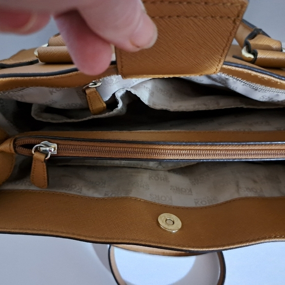 Michael Kors Tan Leather Handbag - Picture 10 of 10